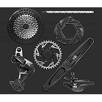 SRAM　GX Eagle クランクセット　34t SRAM GX Eagle T-Type E-Bike Groupset (Black) (Arms Not